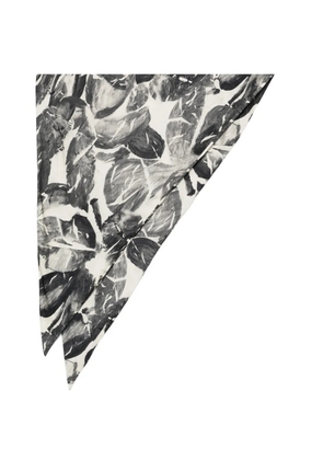 Alysi floral scarf - White