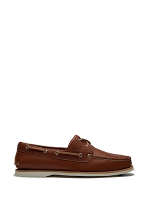 Timberland Lake House 2-eyelets leather boat shoes - Brown