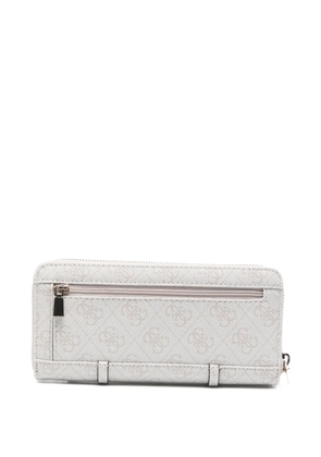 GUESS USA Leona logo-detail buckle wallet - Grey
