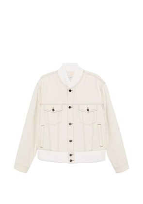 Lanvin button-up bomber jacket - Neutrals