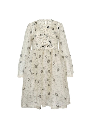 Renli Su print long sleeve dress - Neutrals