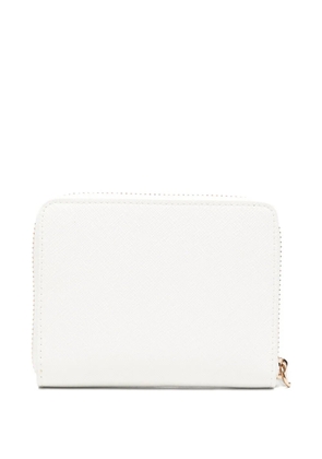 LIU JO logo zip wallet - White