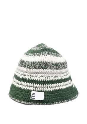 Études Studio striped crochet hat - Green