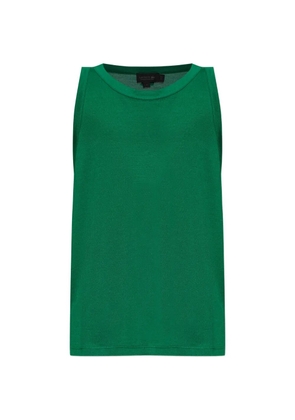 Lacoste racerback piqué-weave tank top - Green