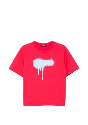 Undercover splatter print T-shirt - Red