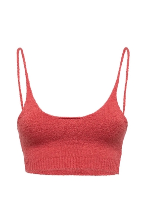 Laneus knitted crop top - Pink