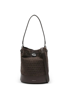 Zanellato small Monda leather bucket bag - Brown