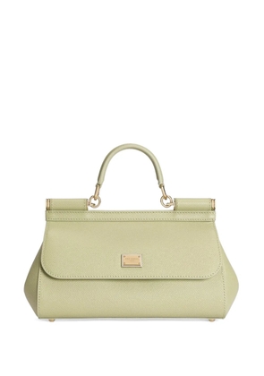 Dolce & Gabbana medium Sicily handbag in dauphine calfskin - Green