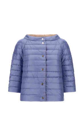 Herno reversible cape - Blue