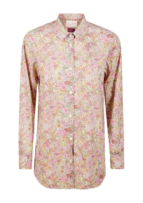 MC2 Saint Barth Brigitte floral French-collar shirt - Neutrals