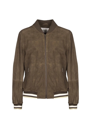 AMARÁNTO zip bomber jacket - Brown
