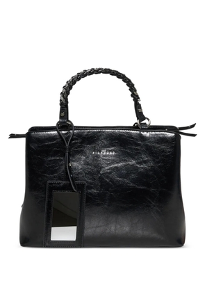 John Richmond woven-handle tote bag - Black