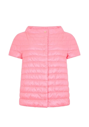 Herno short-sleeve puffer jacket - Pink