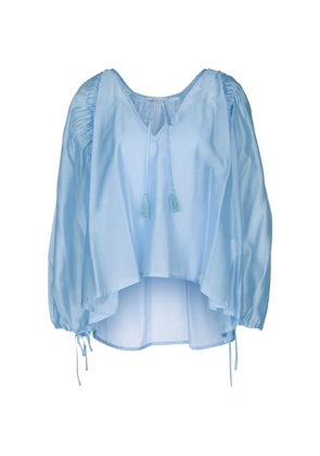 ERMANNO FIRENZE tassel-detail blouse - Blue