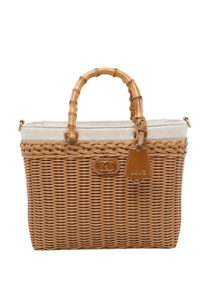 LIU JO top handle cross body bag - Neutrals