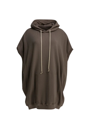 Rick Owens SL Hun sleeveless hoodie - Brown