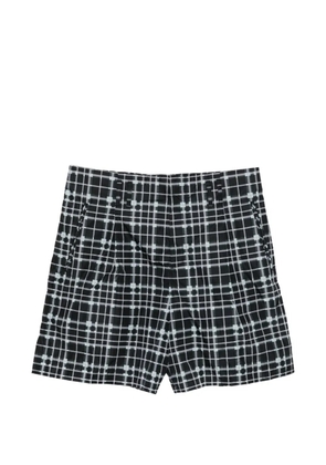 Lanvin plaid shorts - Black