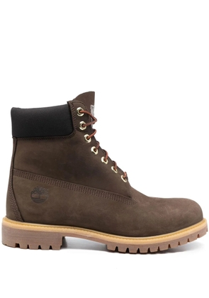 Timberland suede lace-up ankle boots - Brown
