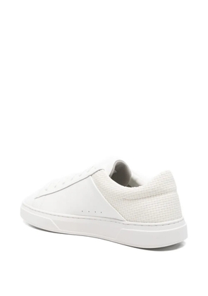 BOSS lace-up sneakers - White