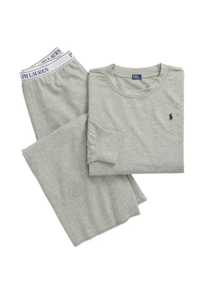 Polo Ralph Lauren Polo Pony-embroidered pyjama - Grey