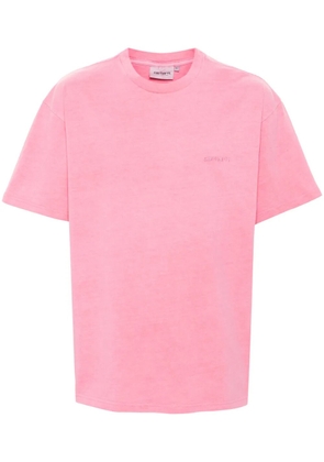 Carhartt WIP Duster logo-embroidered T-shirt - Pink