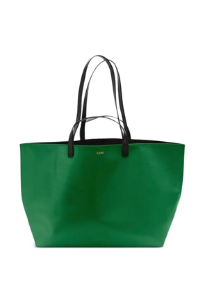 Cahu Le Pratique logo-print tote bag - Green