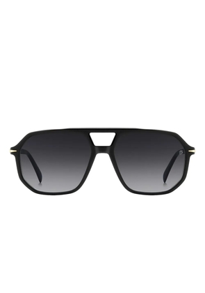 DAVID BECKHAM EYEWEAR geometric-frame sunglasses - Black