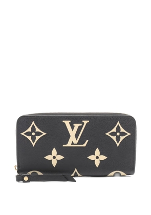 Louis Vuitton Pre-Owned 2021 monogram zip wallet - Black