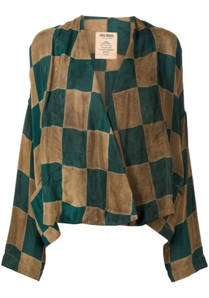 Uma Wang Klarke cropped jacket - Brown