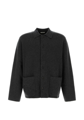 Le Kasha Mogo patch-pocket cashmere shirt jacket - Grey