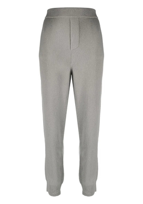 DSQUARED2 logo-embroidered knitted track pants - Grey