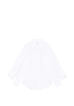 Comme Des Garçons ruffled cotton shirt - White