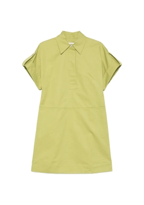 JOSEPH Ali collared short-sleeve mini dress - Green