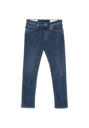 Sartoria Tramarossa Michelangelo logo-patch jeans - Blue