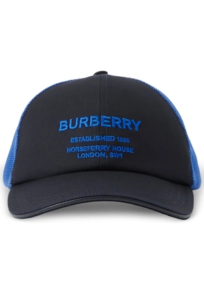 Burberry Horseferry motif cap - Blue