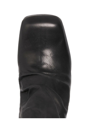 PURO tie-detail boots - Black