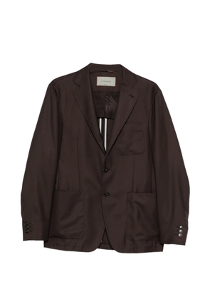 Canali single-breasted blazer - Brown