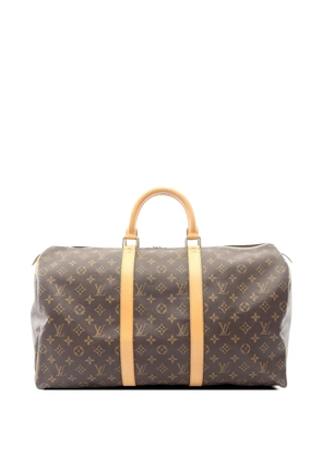 Louis Vuitton Pre-Owned 2003 50 Keepall monogram luggage bag - Brown