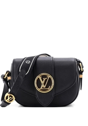 Louis Vuitton Pre-Owned LV Pont 9 Soft Bag Leather PM crossbody bag - Black