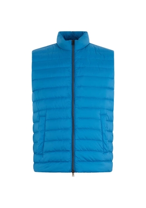 Herno quilted sleeveless gilet - Blue
