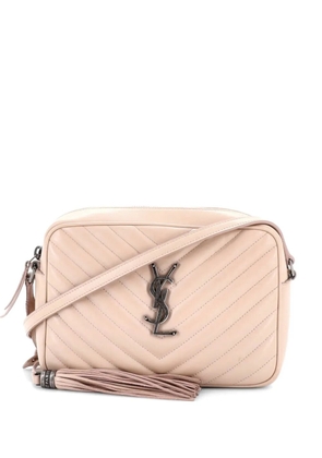 Saint Laurent Pre-Owned Lou Camera Bag Matelasse Chevron Leather Small crossbody bag - Neutrals