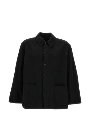 Kaptain Sunshine long-sleeve shirt-jacket - Black