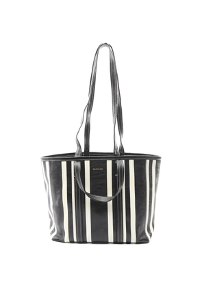 Balenciaga Pre-Owned 2010s Barbes striped leather tote bag - Black