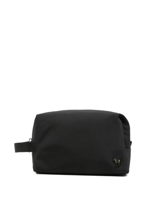 Paul Smith logo-trim wash bag - Black