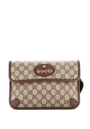 Gucci Pre-Owned Neo Vintage Flap GG Coated Canvas belt bag - Brown