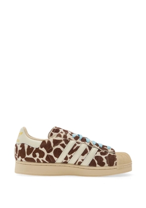 adidas Superstar II animal-print sneakers - Brown
