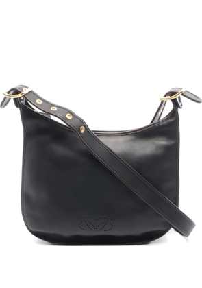 Loewe Pre-Owned Sofia anagram leather shoulder bag - Black
