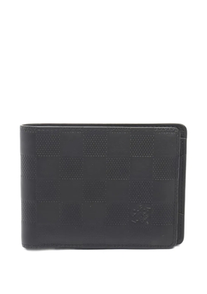 Louis Vuitton Pre-Owned Infini checkered leather wallet - Black