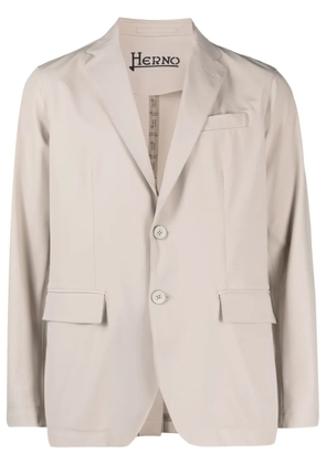 Herno single-breasted blazer - Neutrals