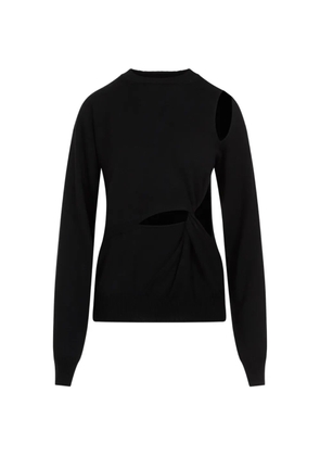Sportmax Holiday cut-out sweater - Black